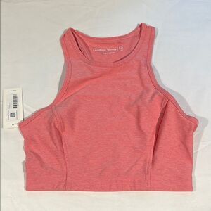 Outdoor Voices Athena Crop Top Pink Punch Size Small